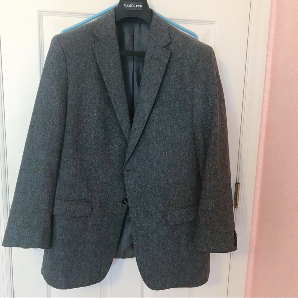 Dark Grey Wool Sport Coat